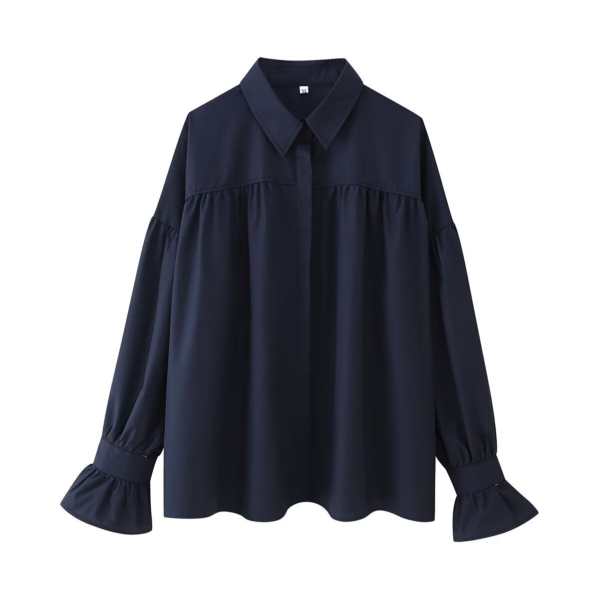 Chemisier pour femme Berg-Feldt : élégant, oversize, manches bouffantes