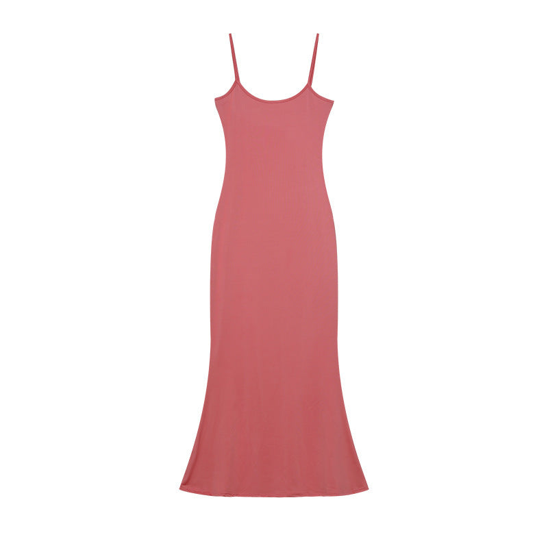 Berg-Feldt Robe longue élégante à fines bretelles pour femme
