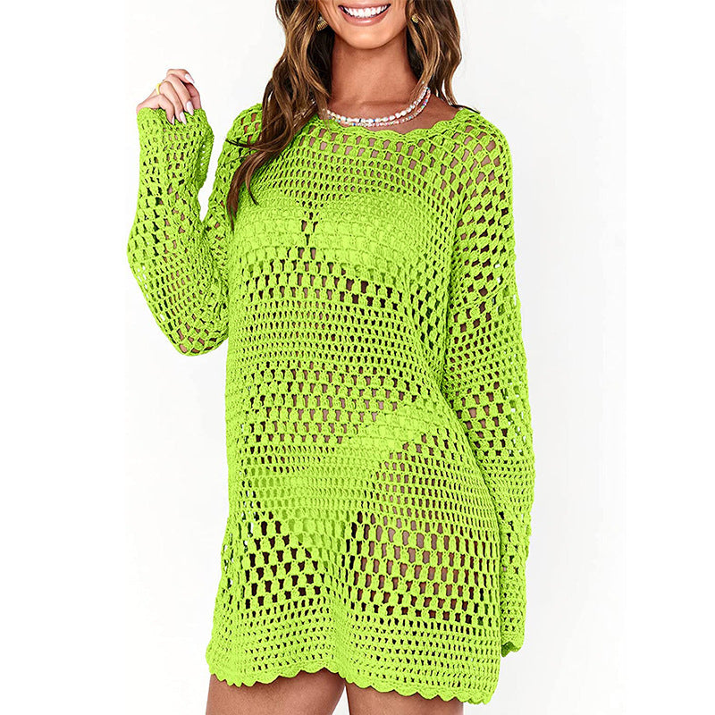 Tunique de plage au crochet grande taille Berg-Feldt pour femme