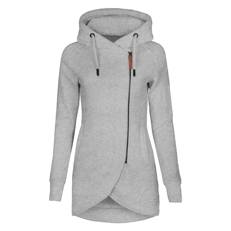 Manteau à capuche décontracté asymétrique pour femme Berg-Feldt