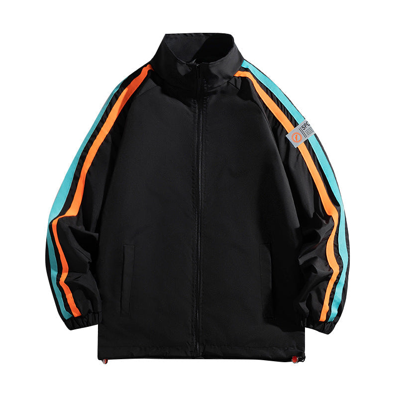 Coupe-vent de sport pour femme avec rayures contrastantes élégantes Berg-Feldt