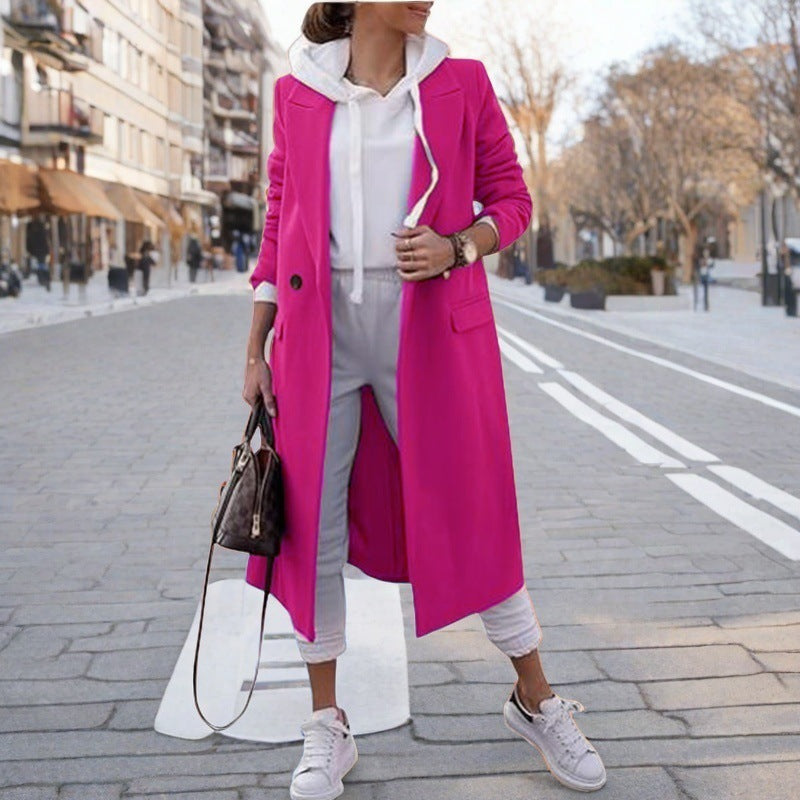 Damen-Trench-Coat élégant avec capuche Berg-Feldt