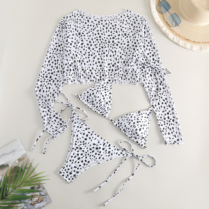 Berg-Feldt Maillot de bain femme tri-set avec crop top