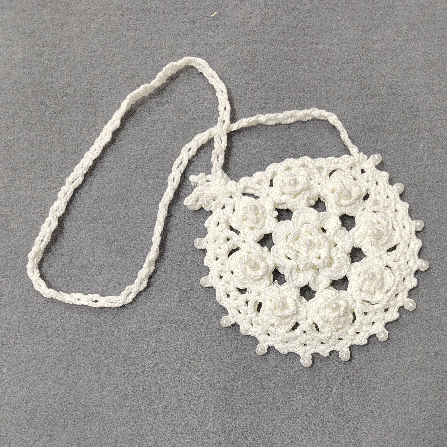 Sac à main fleuri au crochet Berg-Feldt pour femme
