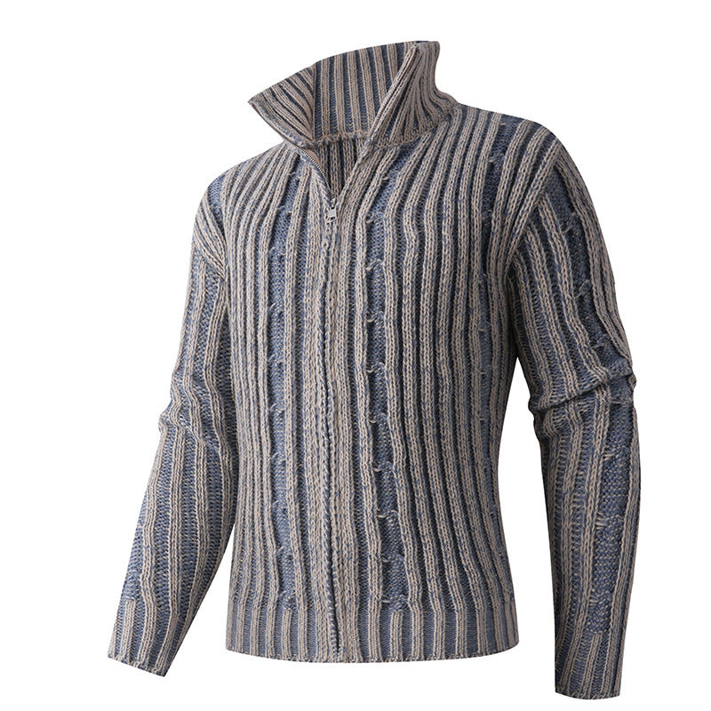 Pull tricoté rayé pour homme Berg-Feldt