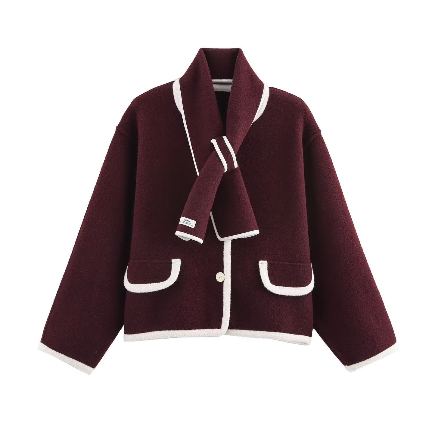 Gilet à capuche asymétrique pour femme de berg-feldt