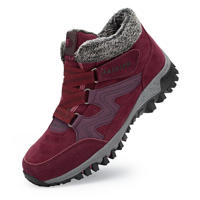 Chaussures de randonnée d'extérieur de haute qualité pour femmes avec doublure isolée et semelle antidérapante Berg-Feldt