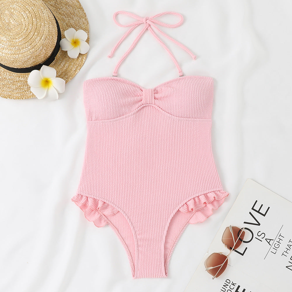 Maillot de bain pour femme Berg-Feldt avec volants et traîne