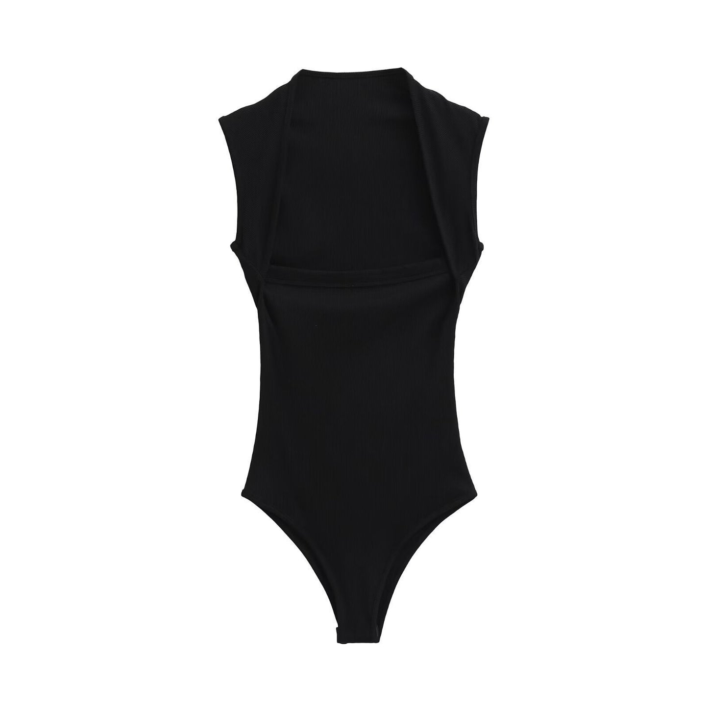 Body côtelé à col montant Berg-feldt pour femme