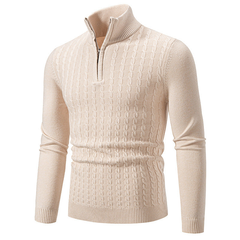 Pull col roulé zippé homme Berg-Feldt