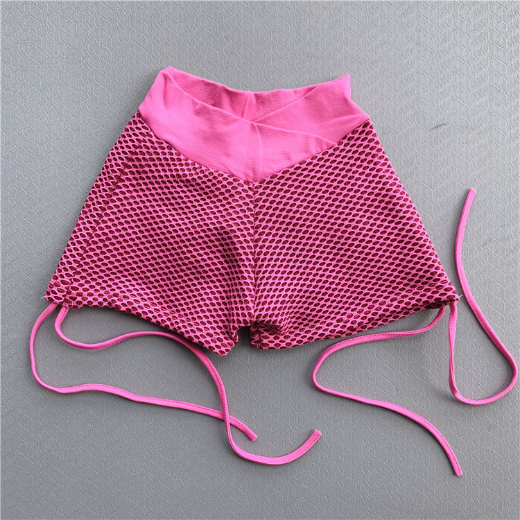 Komfortable Damen Sport Shorts mit Baumwollbund aus Mesh von berg-feldt