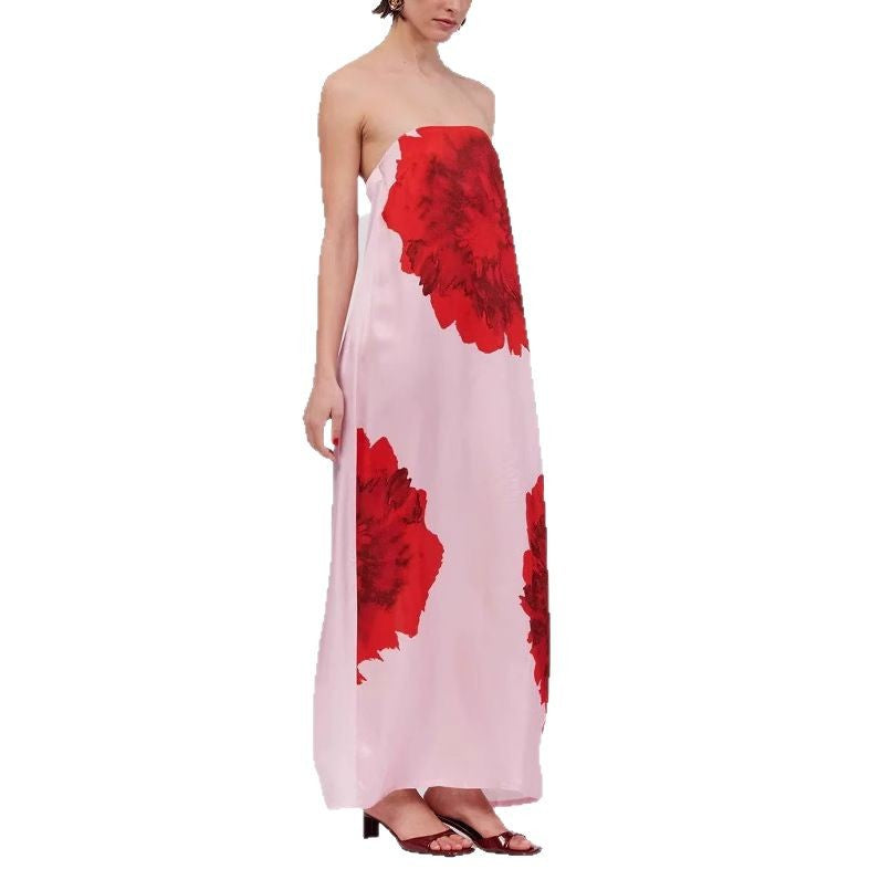 Robe longue à imprimé floral de berg-feldt pour femme