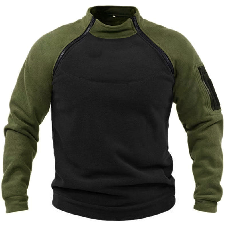 Pull polaire fonctionnel homme à col montant Berg-Feldt