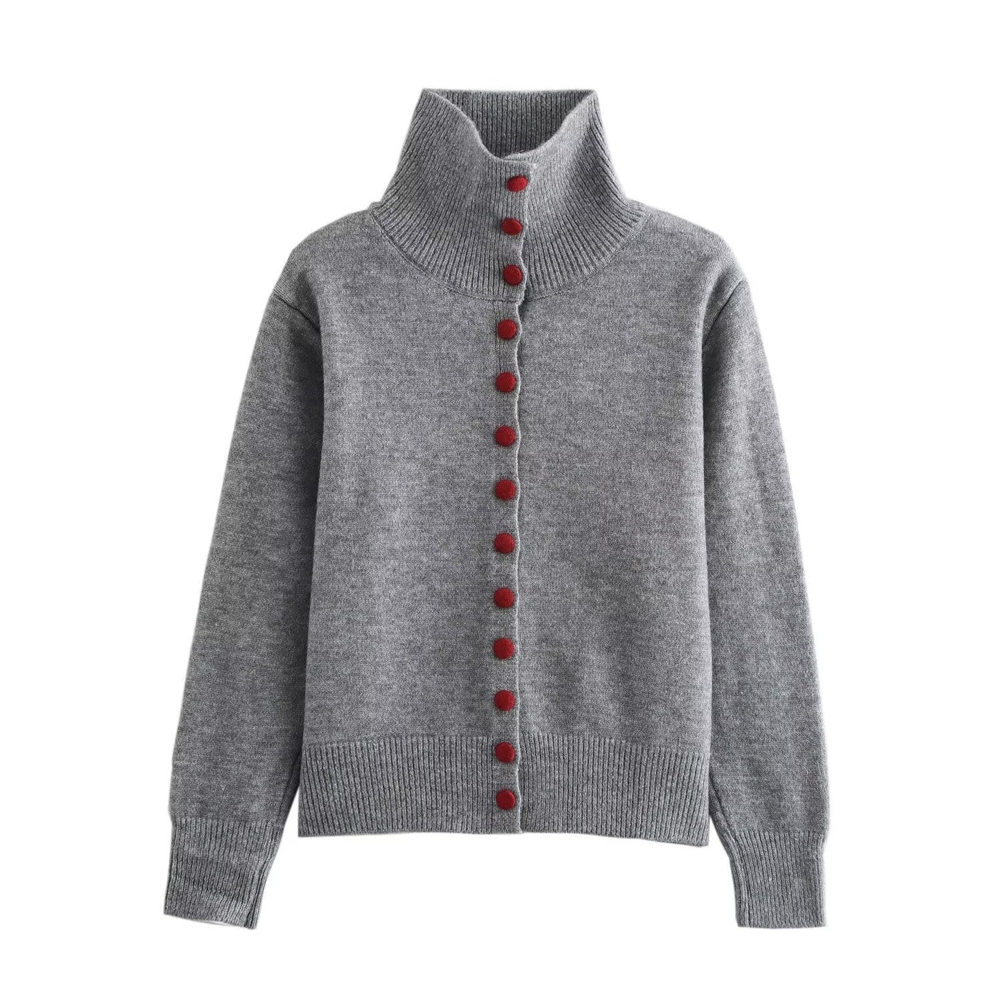 Cardigan douillet Berg-Feldt pour femme avec bouton décoratif accrocheur