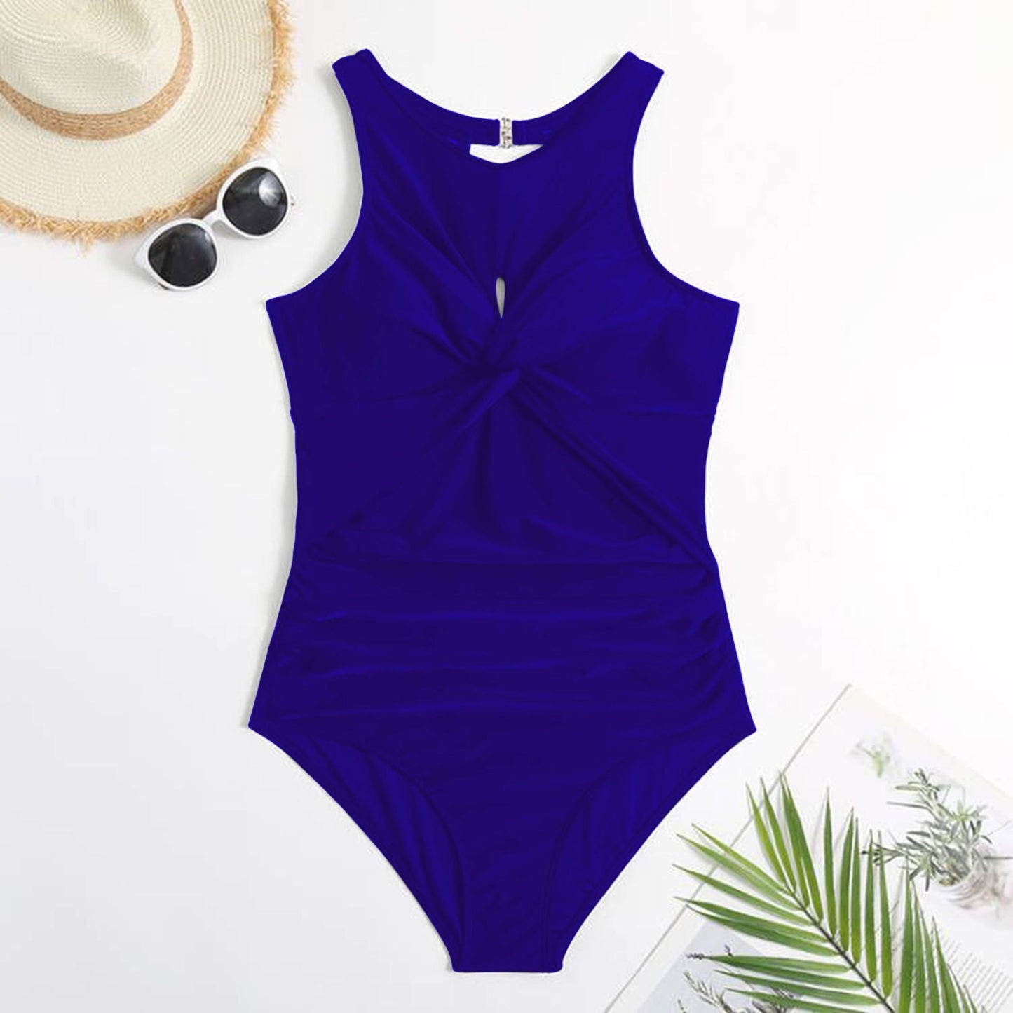 Maillot de bain femme berg-feldt avec maintien élevé et devant torsadé