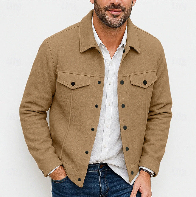 Herren stylische Utility-Jacke mit gepolsterten Taschen Berg-Feldt