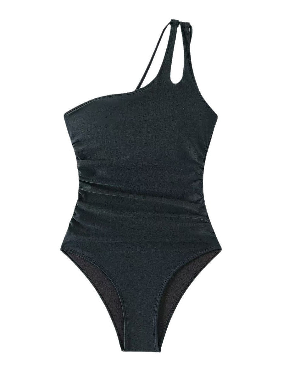 Maillot de bain femme Berg-Feldt : design innovant à volants, coupe flatteuse, asymétrique
