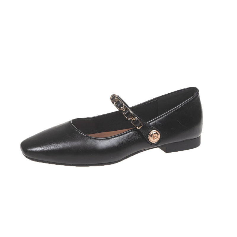Elegante Damen Ballerinas mit Spitzzeh und dekorativem Riemen von berg-feldt