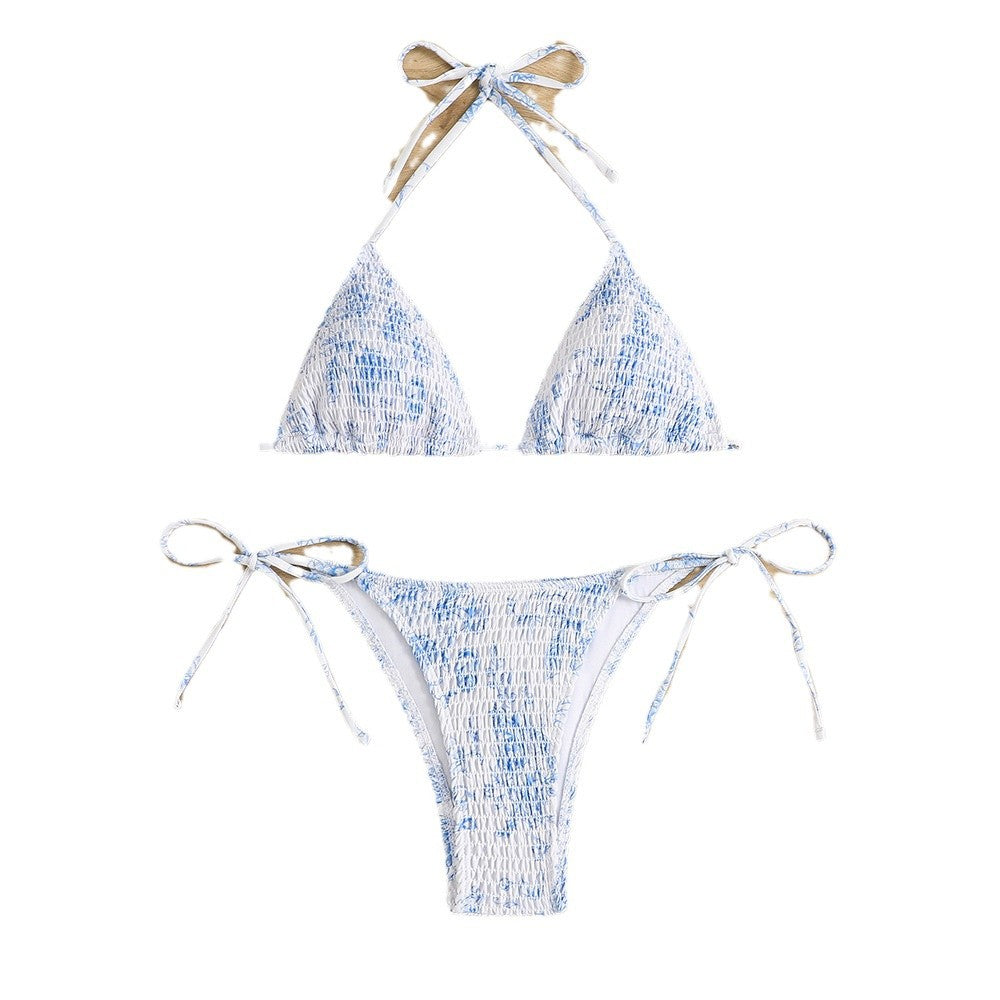 Ensemble de bikini triangle à volants Berg-Feldt pour femmes