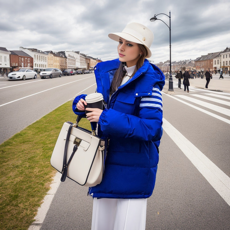 Doudoune matelassée tendance pour femme avec capuche pratique et grandes poches Berg-Feldt
