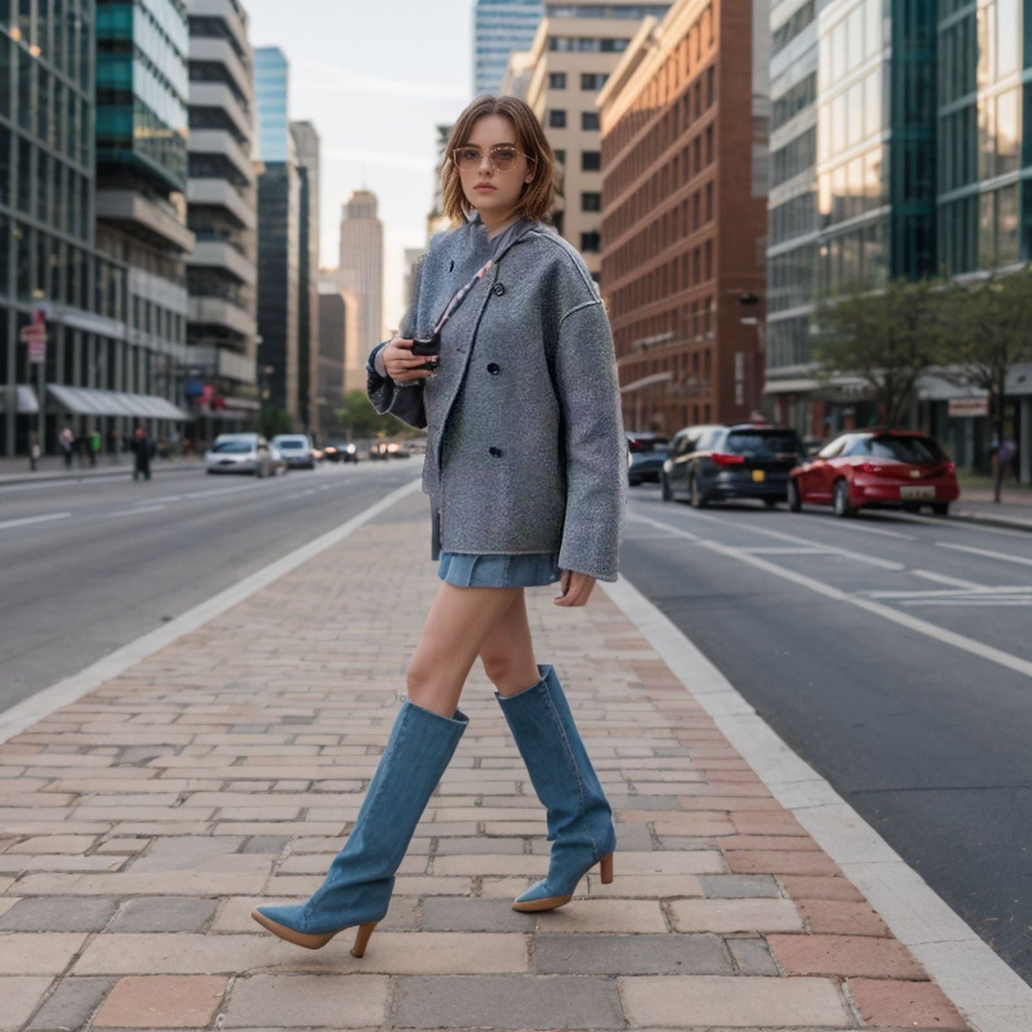 Veste Blazer Oversize Tendance Femme Berg-Feldt