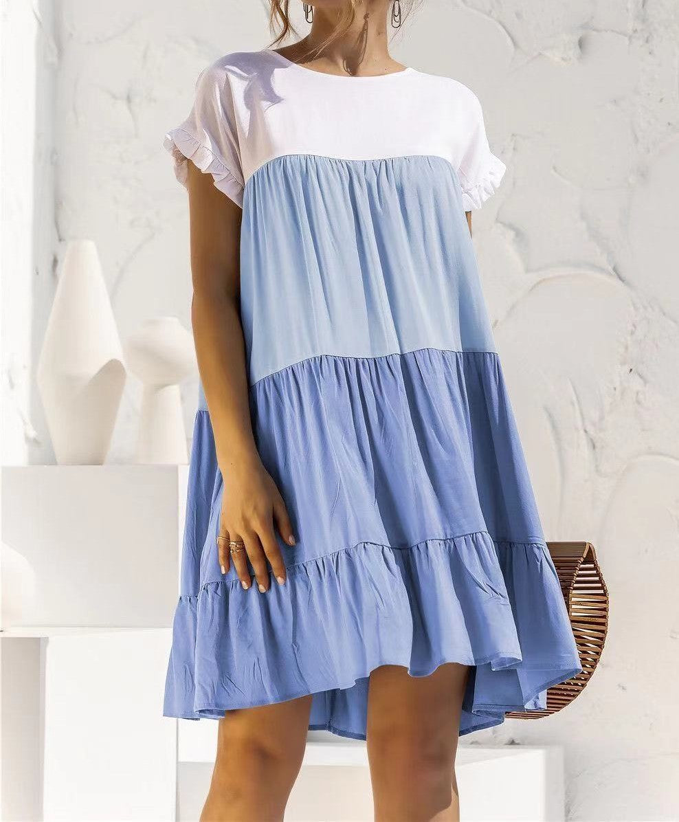 Robe d'été pour femmes : légère, décontractée, avec une jupe ample et des volants (berg-feldt)