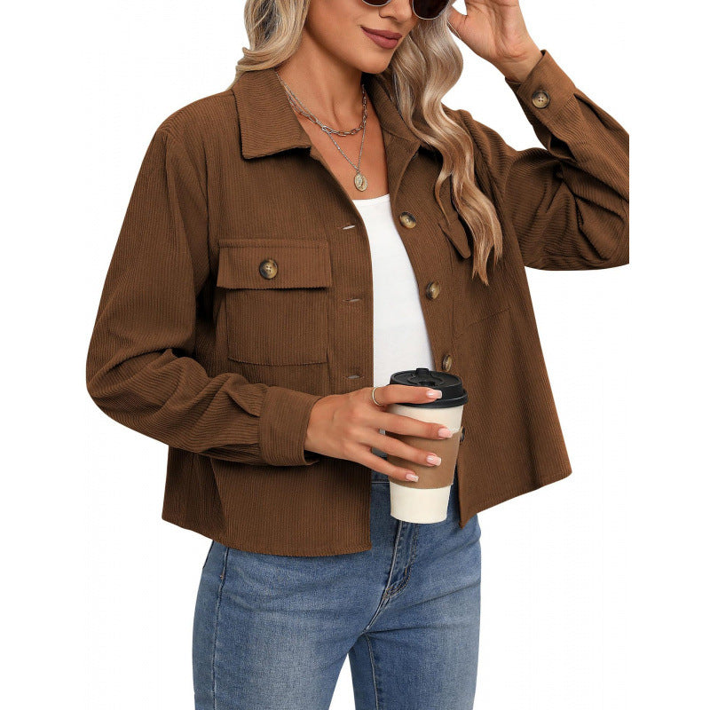 Veste femme tendance de style surchemise en tissu texturé de berg-feldt