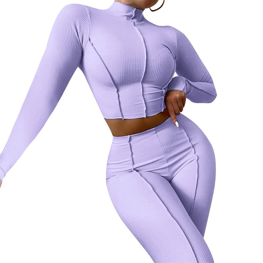 Ensemble crop-top et legging de sport pour femme de berg-feldt