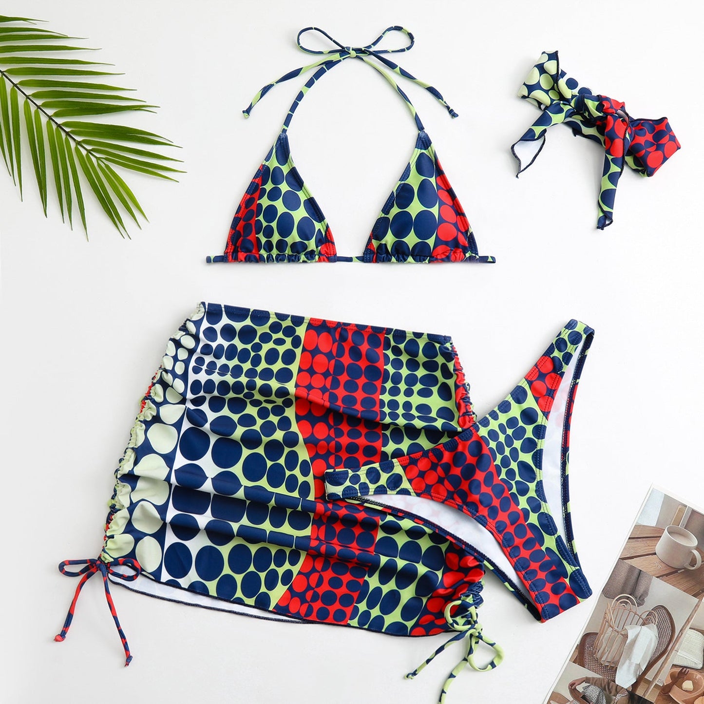 Ensemble bikini pour femme avec motif à pois tendance et bretelles réglables berg-feldt