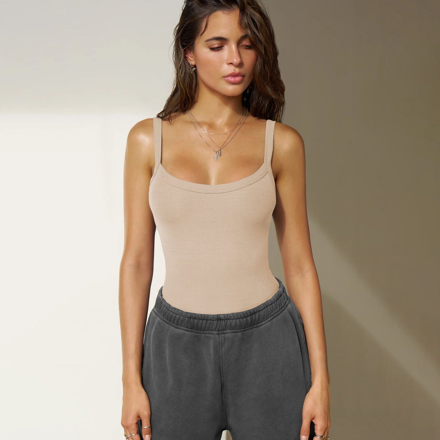 Body moulant femme avec bretelles spaghetti réglables Berg-Feldt