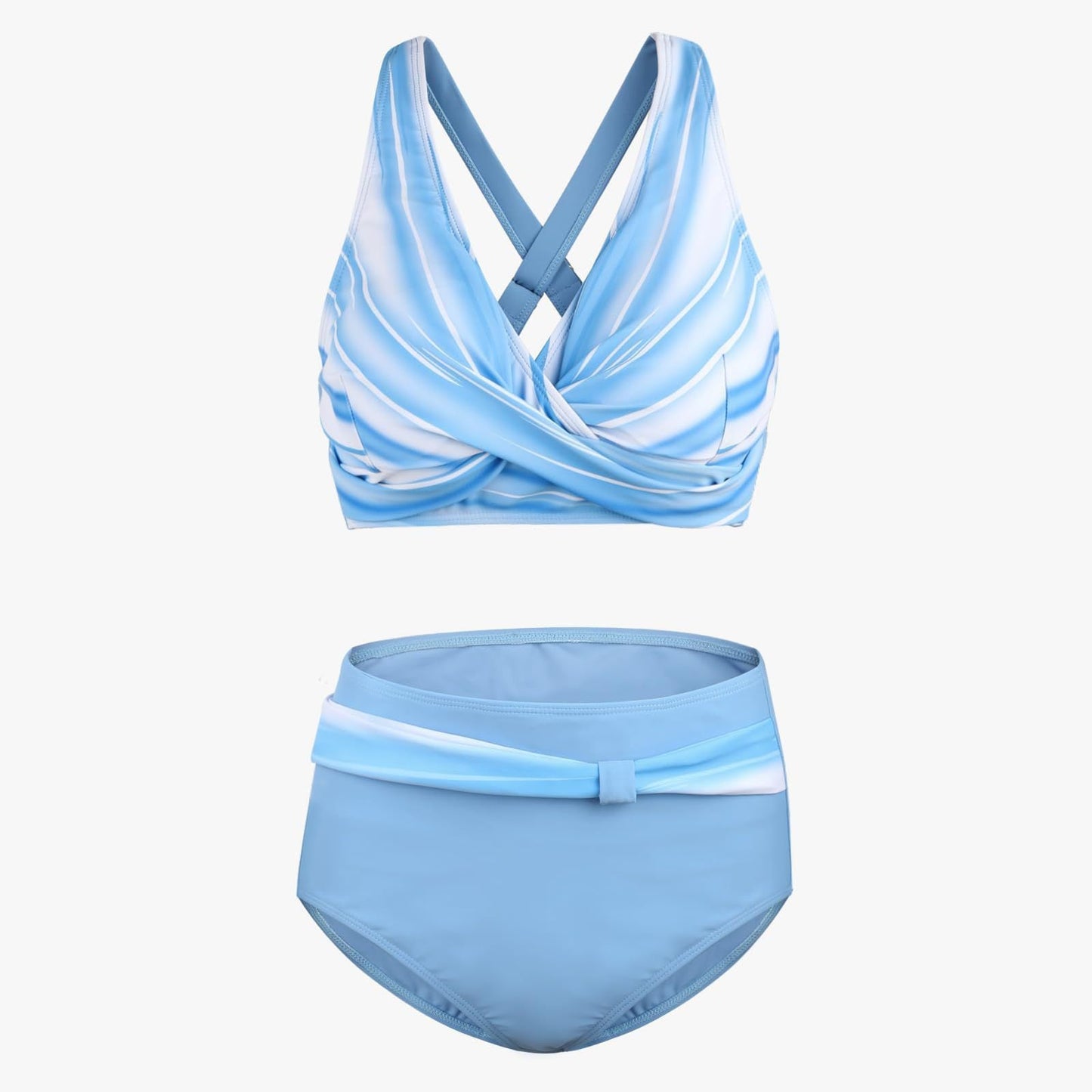 Ensemble de bikini moulant pour femme avec haut à nouer de berg-feldt