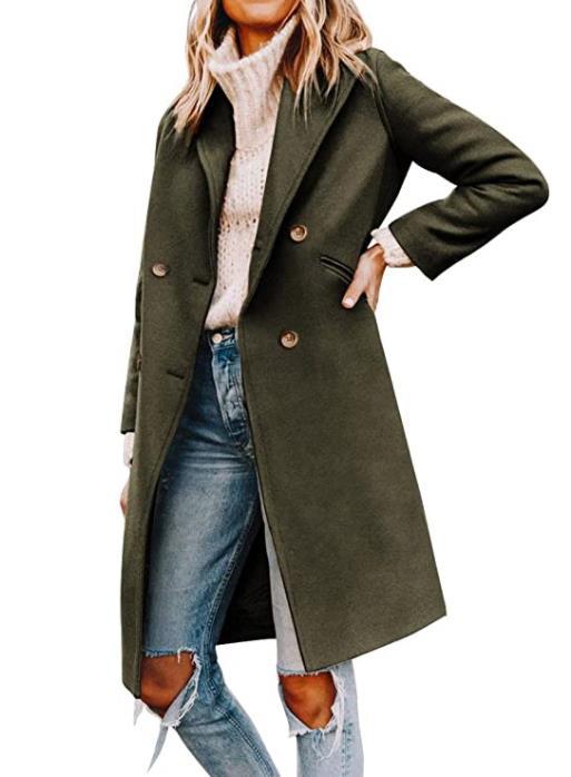 Manteau femme élégant et décontracté à double boutonnage Berg-Feldt