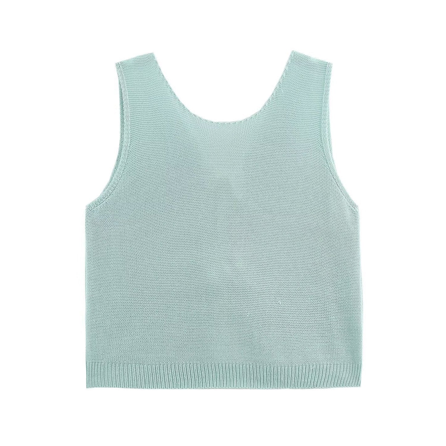 Haut en maille sans manches Berg-Feldt pour femme