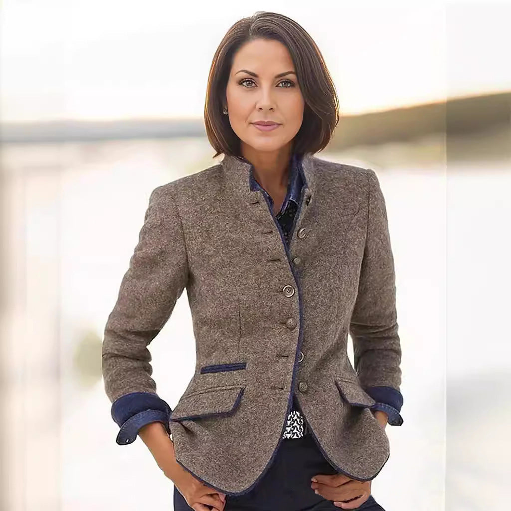 Blazer élégant pour femme avec patte de boutonnage et poches pratiques Berg-Feldt