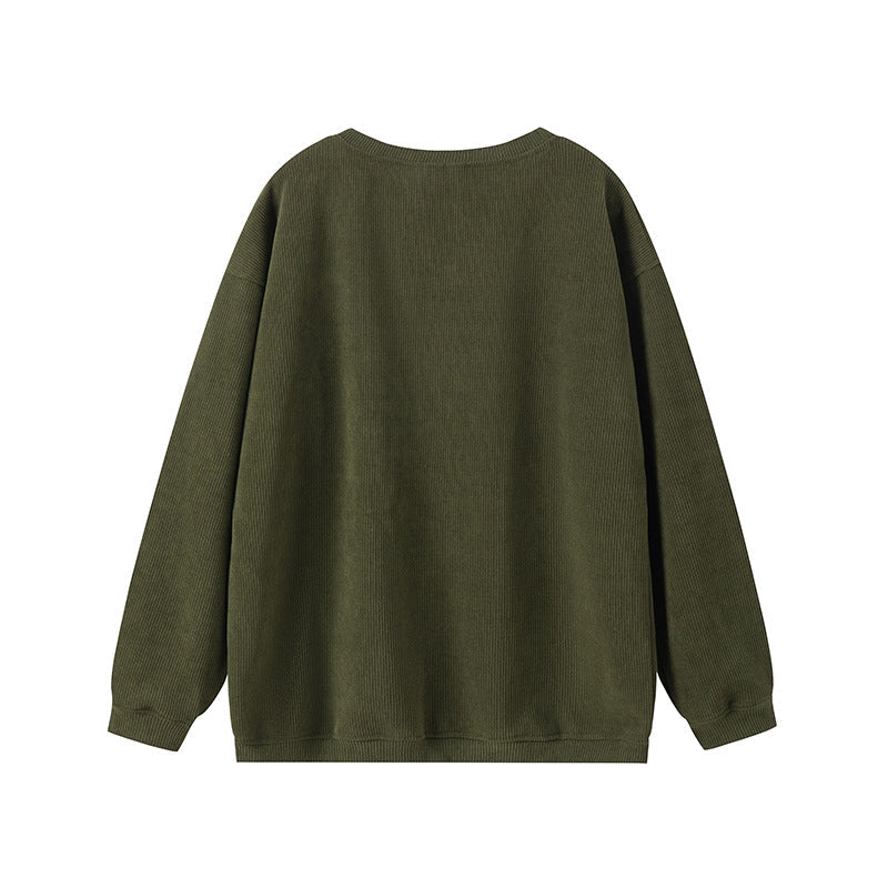 Sweat-shirt décontracté pour femme, côtelé et à coupe confortable Berg-Feldt