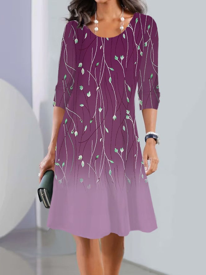 Robe décontractée à motif floral et coupe tendance par berg-feldt