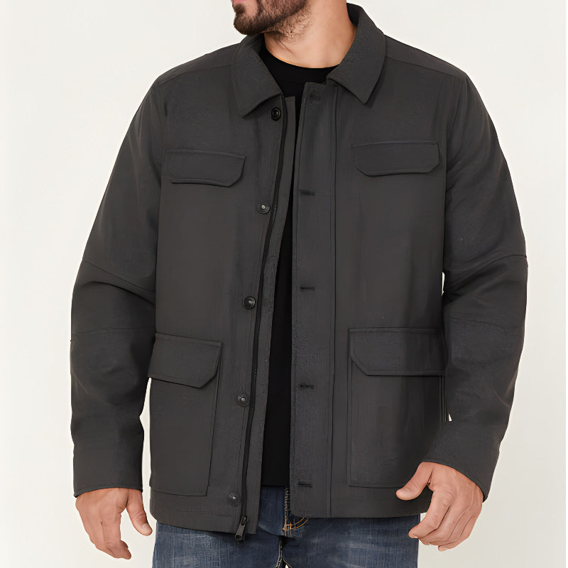 Herren multifunktionale Utility-Jacke mit großen Taschen Berg-Feldt