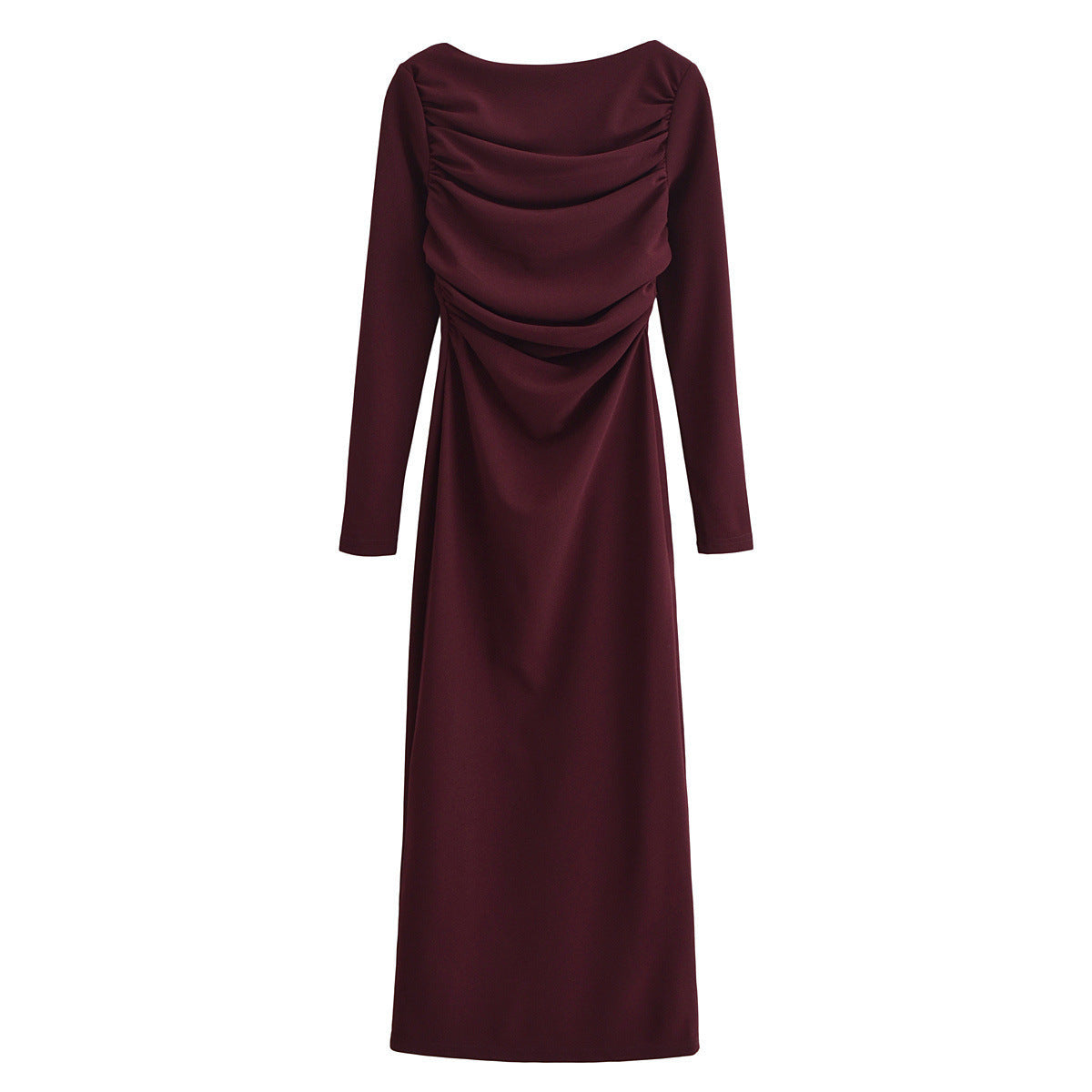 Robe longue maxi pour femme avec effet cache-cœur et manches longues de berg-feldt