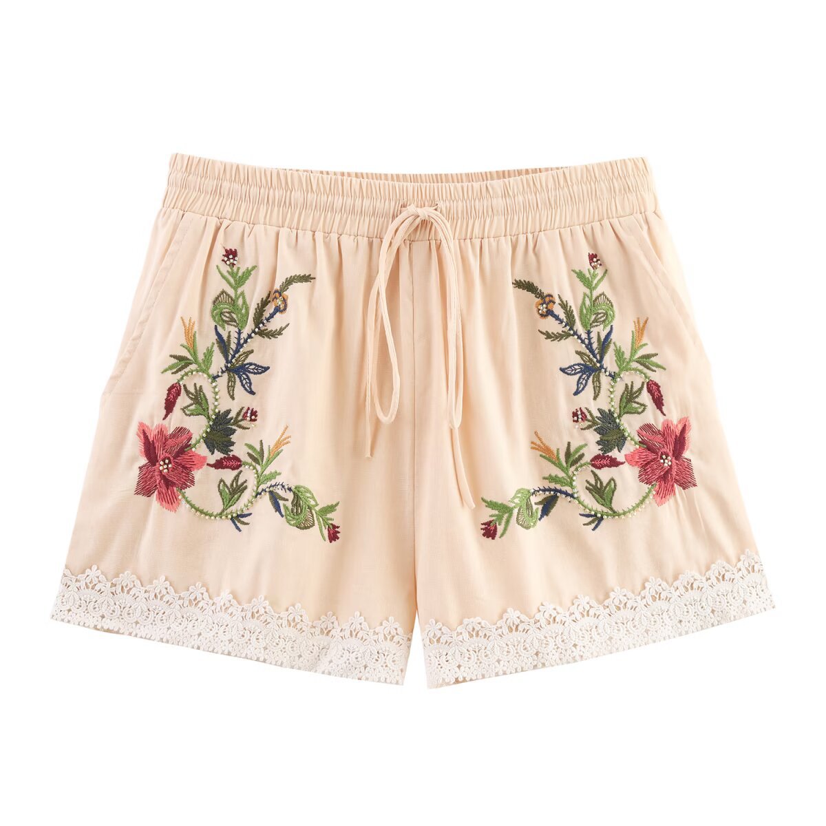 Women's Embroidered Floral Shorts berg-feldt