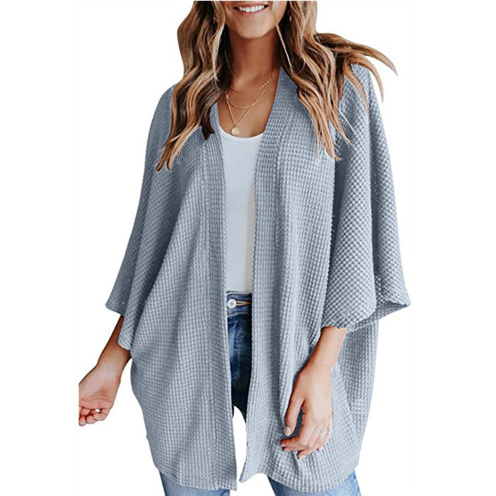 Cardigan décontracté en tricot gaufré pour femme Berg-Feldt