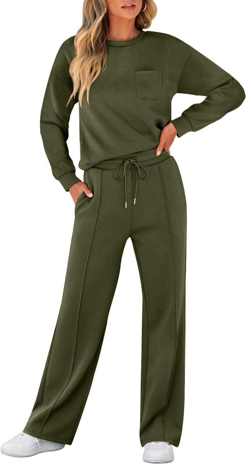 Ensemble décontracté pour femme : pull et jogging avec poches et taille élastique de berg-feldt