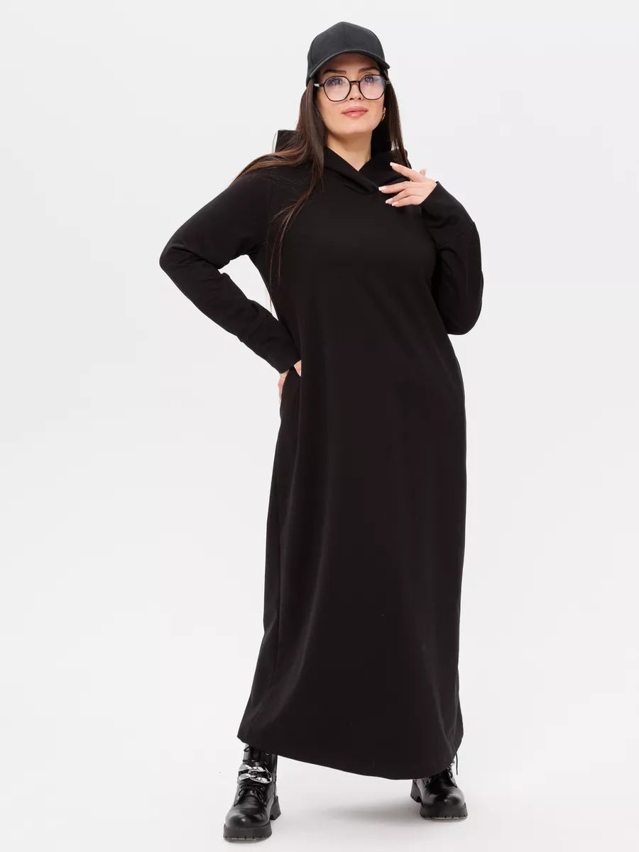 Robe sweat à capuche confortable pour femme avec poches de berg-feldt