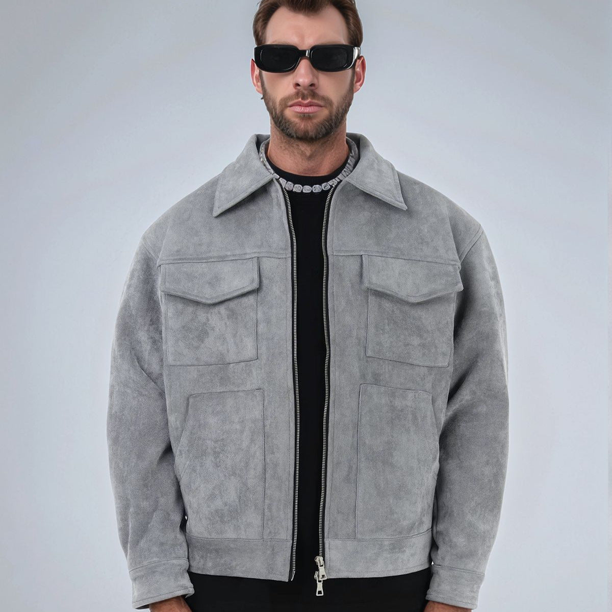 Veste de transition pour hommes élégante et confortable avec de grandes poches Berg-Feldt