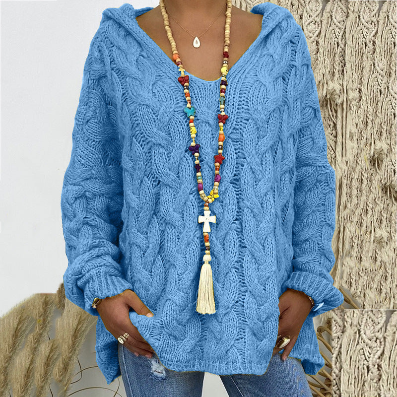 Sweat à capuche en V style Capri