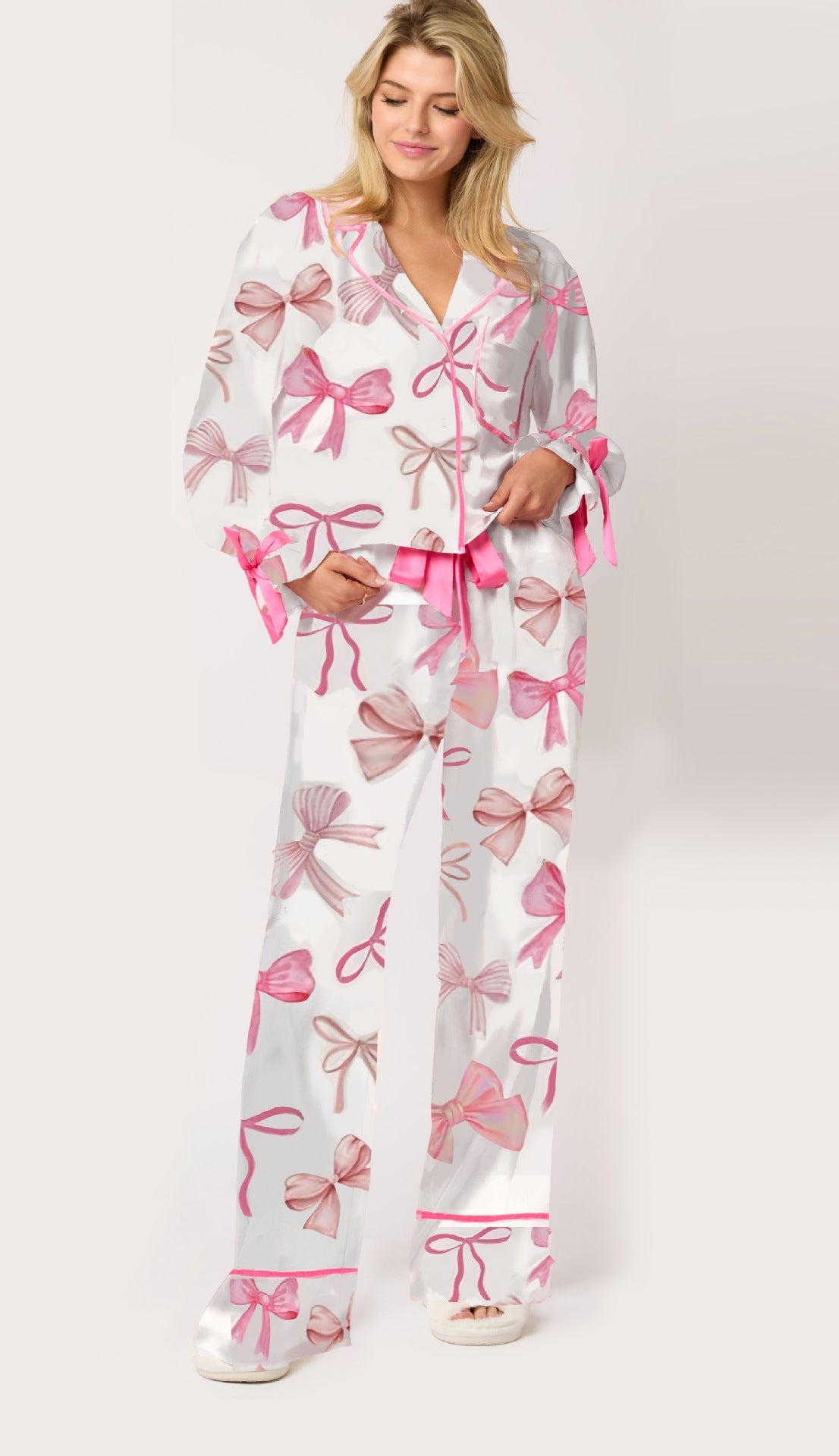 Ensemble de pyjama pour femme avec jolis motifs de nœuds Berg-Feldt