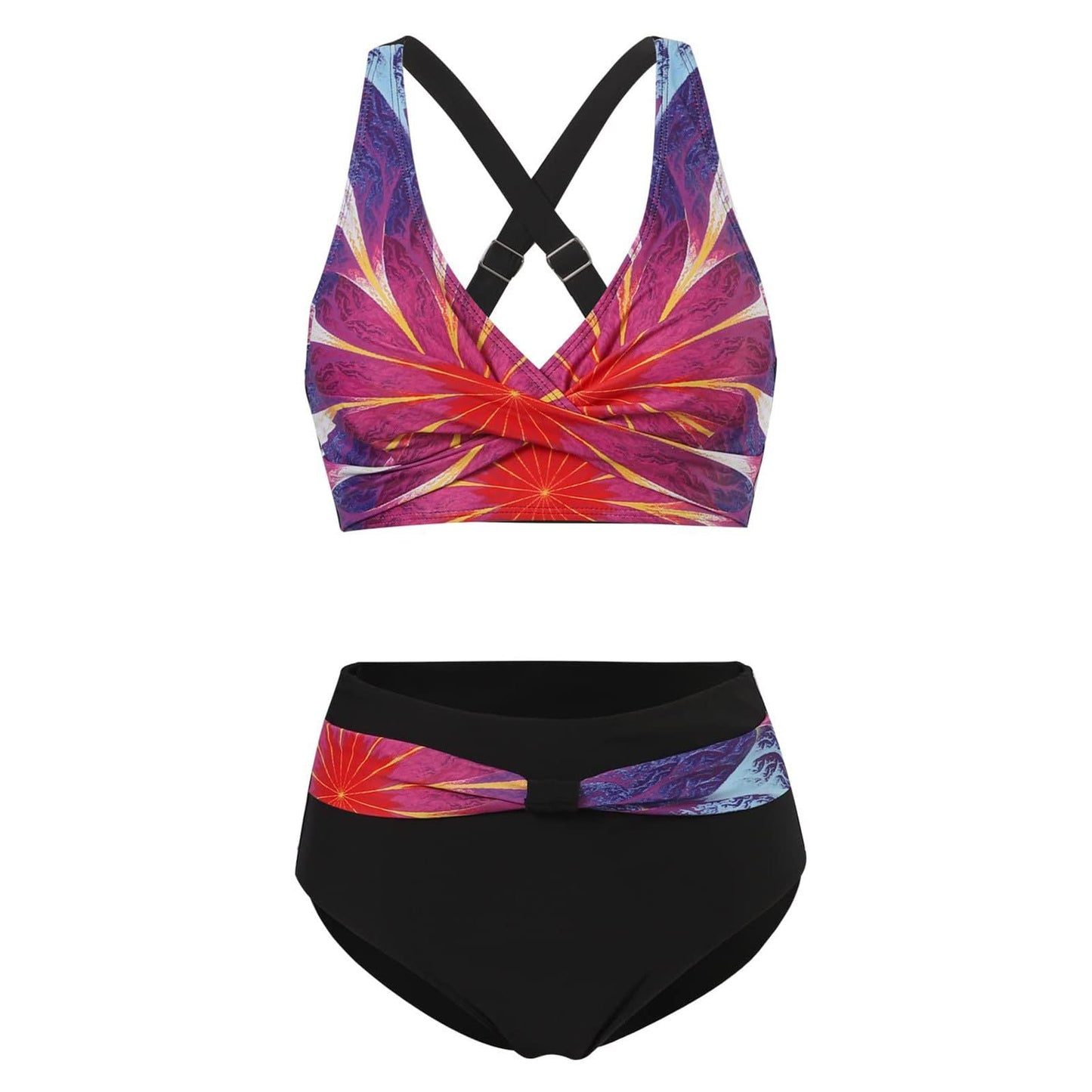 Ensemble de bikini moulant pour femme avec haut à nouer de berg-feldt