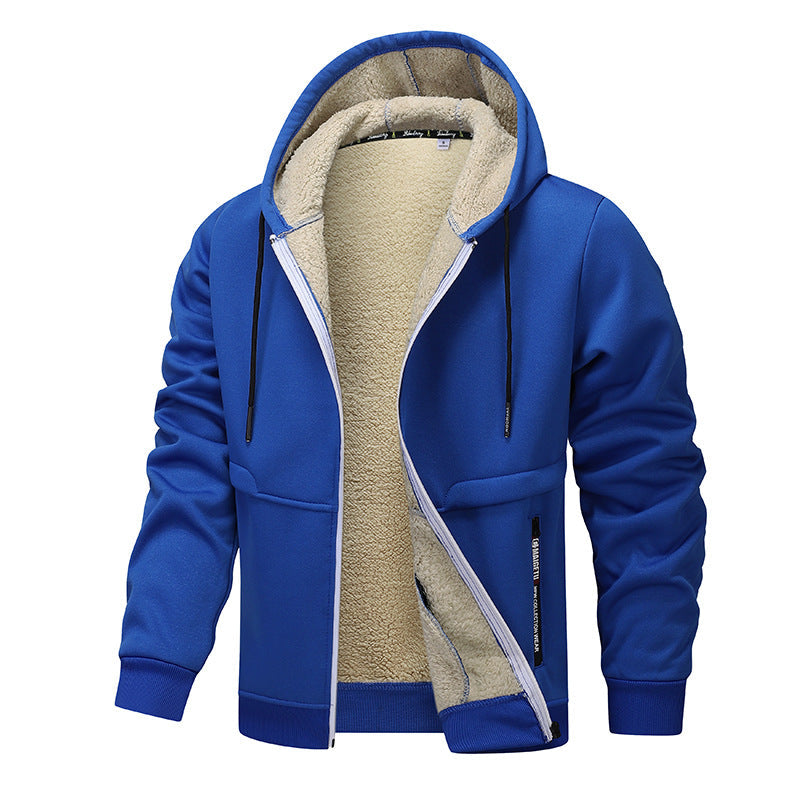 Herren warme Fleecejacke mit funktionalem Schnitt Berg-Feldt