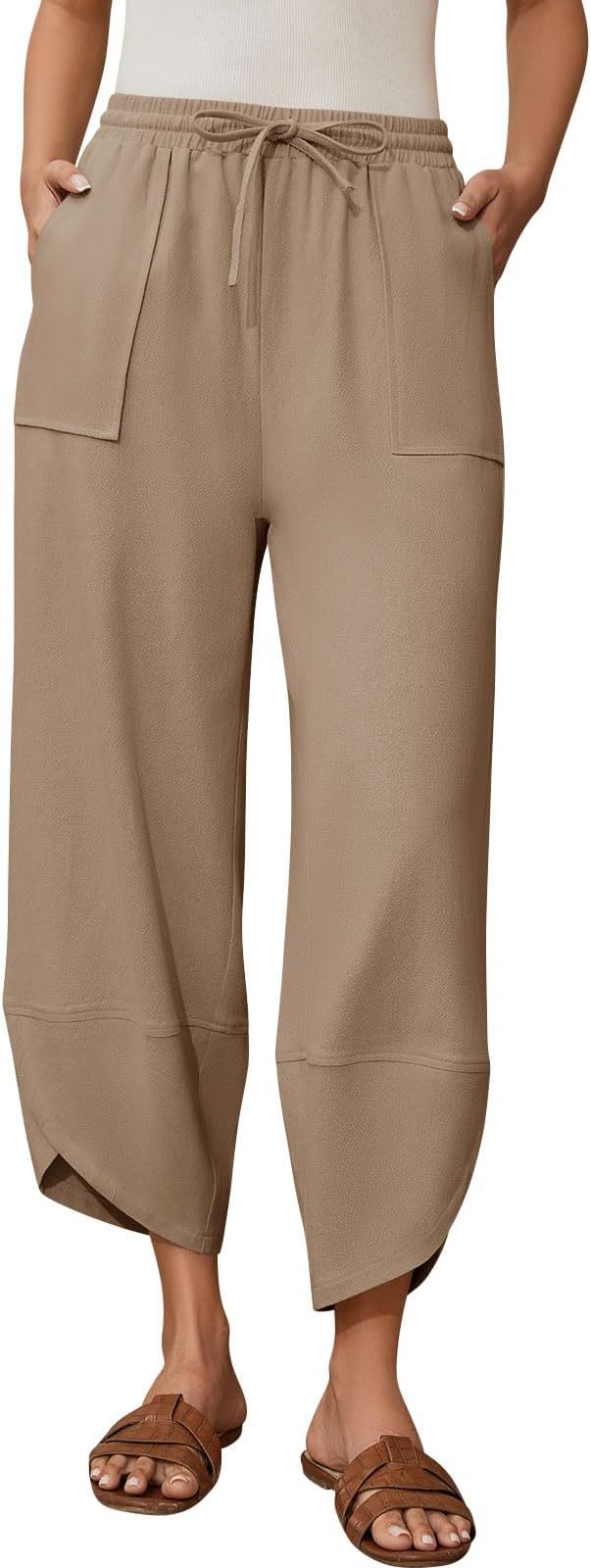 Modische Damenhose im Relaxed Fit mit elastischem Bund und Taschen von berg-feldt