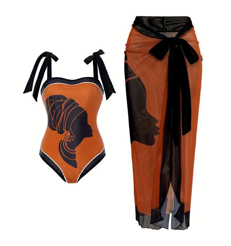 Ensemble élégant maillot de bain et jupe longue pour femme avec un design exceptionnel de berg-feldt