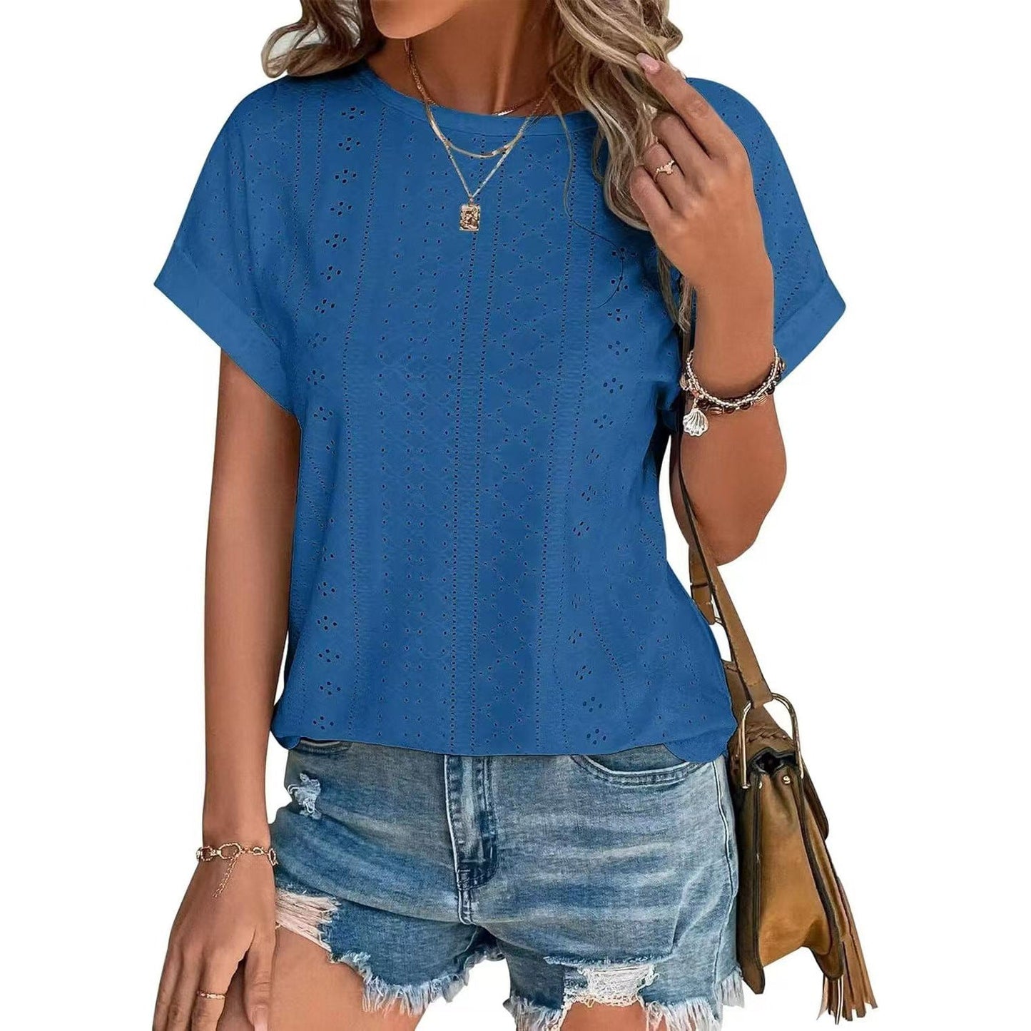 Fudus Basics: Rundhals Kurzarm T-Shirt Locker geschnitten